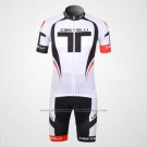 2012 Cycling Jersey Castelli Black and White 1 Short Sleeve and Bib Short